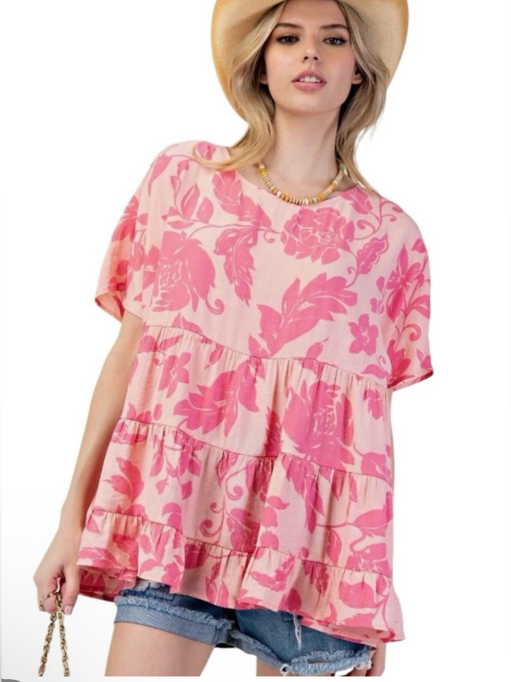 EASEL NWT TOP BLUSH (H6)